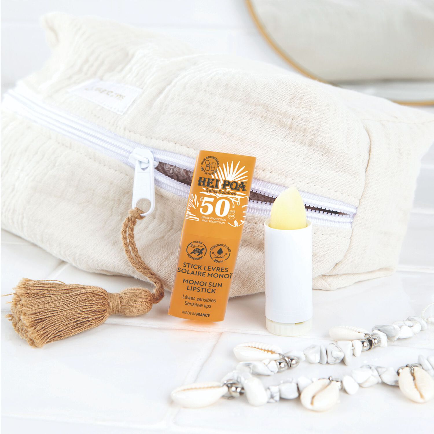Baume-en-Huile SPF 50 - Stick Lèvres 4 g