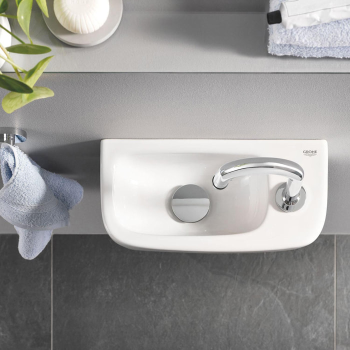 GROHE Pack lavabo lave-mains Euro Ceramic + mitigeur Universal