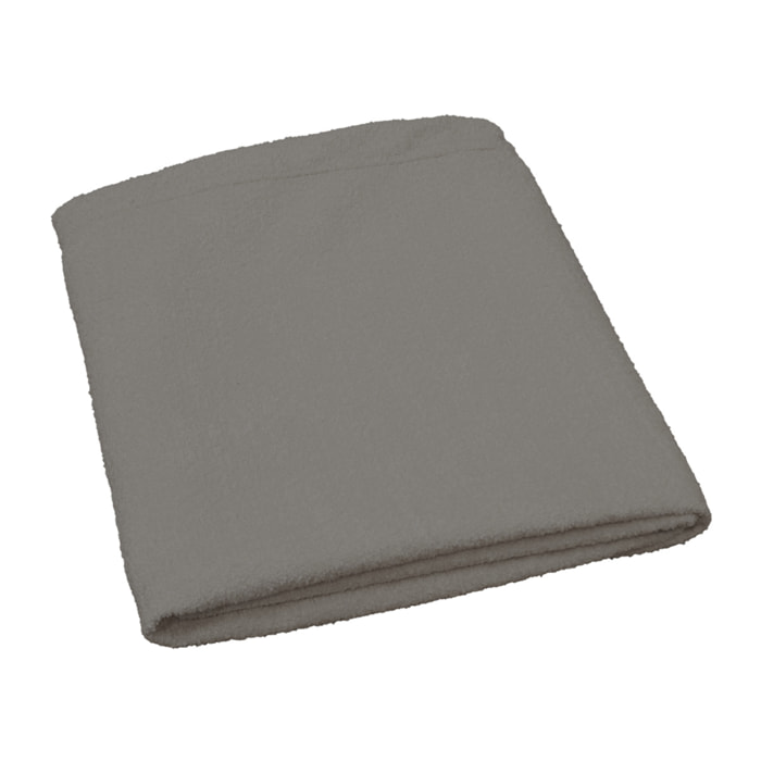 Housse pour tête de lit en bouclé gris foncé en différentes tailles