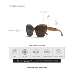 Gafas de Sol Uller Phi Phi Brown Tortoise / Brown para hombre y para mujer