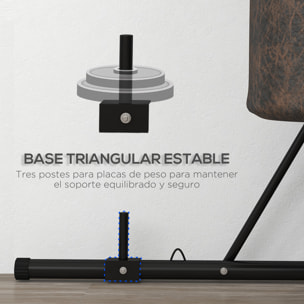 Soporte de Saco de Boxeo de Pie Soporte para Bolsas de Boxeo Plegable con Altura Ajustable para Bolas de Velocidad Entrenamiento en Gimnasio Hogar Carga 60 kg 170x90x182-225 cm Negro