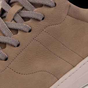 Sneaker De Piel - Beige