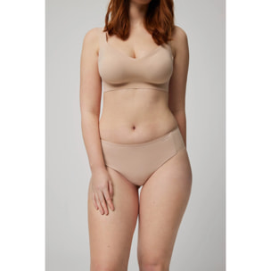 Mutandina contenitive con finiture nude invisibili