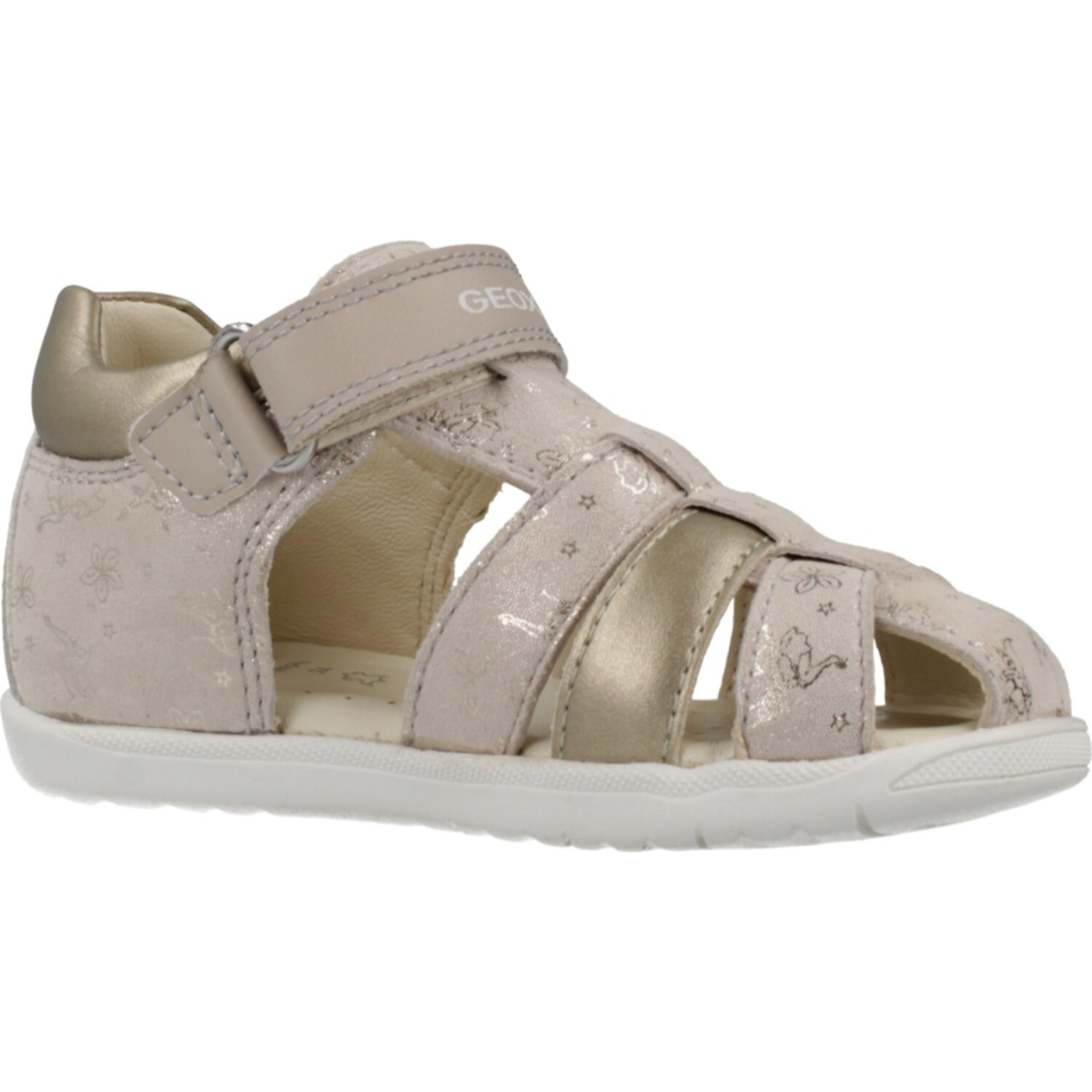 Sandalias Niña de la marca GEOX  modelo B SANDAL MACCHIA GIR ORO