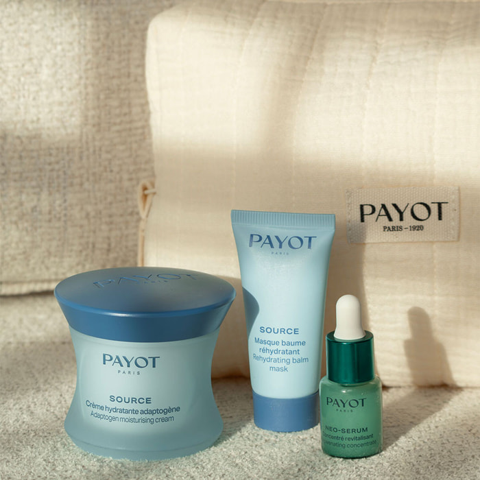 Source - Coffret Crème Hydratante Adaptogène 50ml + 2 Produits