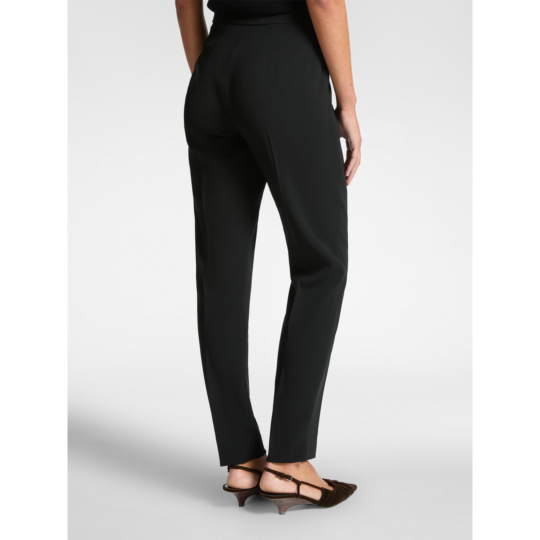 Elena Mirò - Pantaloni slim in tessuto stretch - Nero