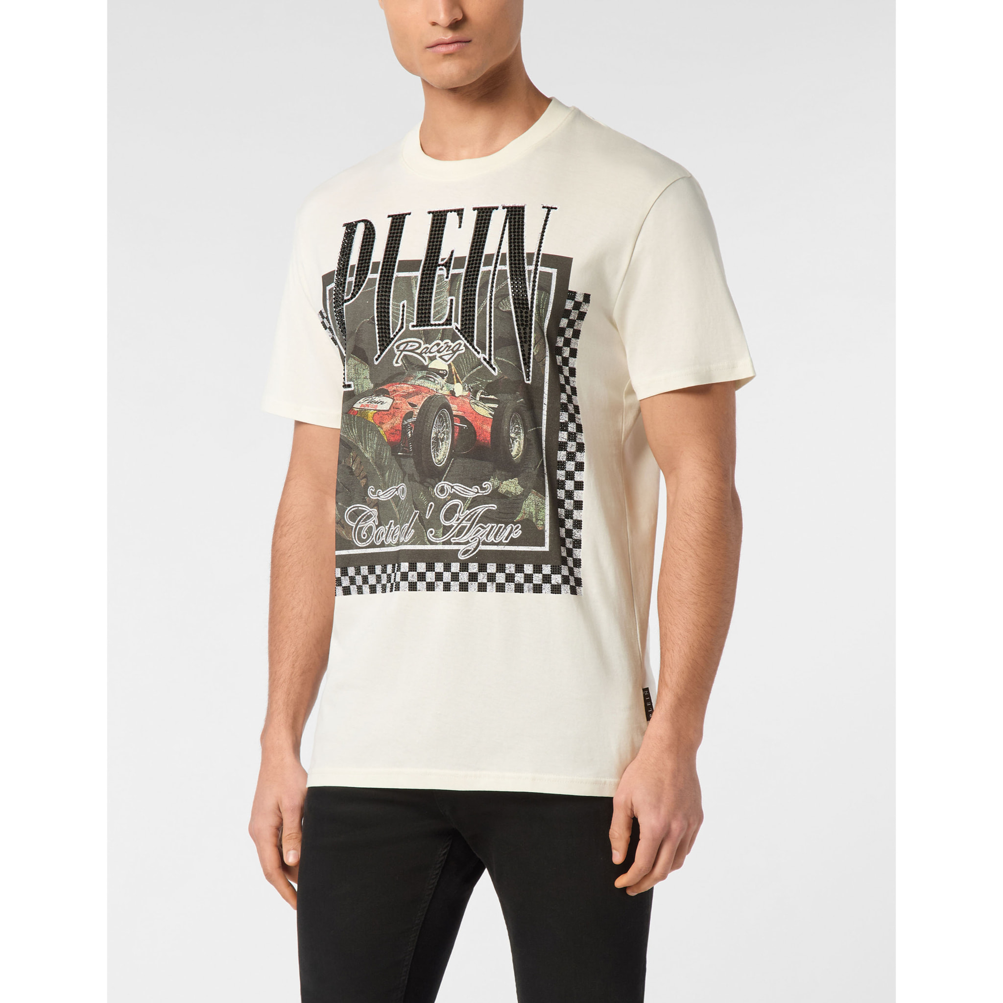 PHILIPP PLEIN Maglietta a girocollo RACING