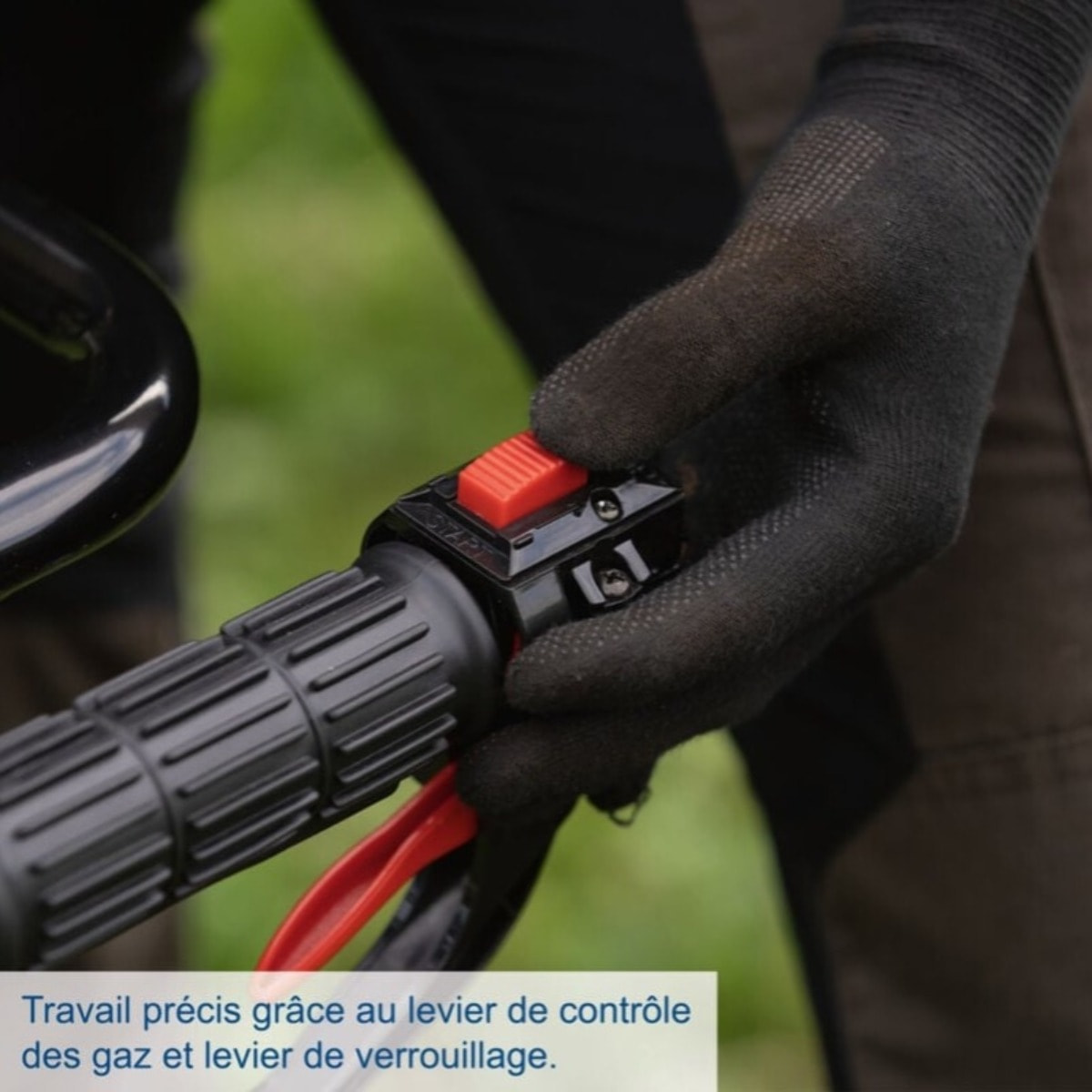 Tarière Thermique EB2000 - Tarière de jardin - 1450W - Longueur de la tarière 800mm - Maniable avec 2 poignées - Trous de forage max. 200mm - Forets 100, 150, 200mm inclus - SCHEPPACH - 5904704903