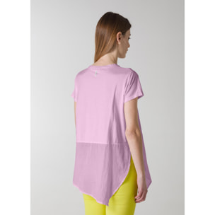 DEHA - T-shirt ASYMMETRICAL T-SHIRT in cotone per donna