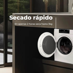 Secadora EVVO Mini S3, 3 kg, Evacuación, Blanco