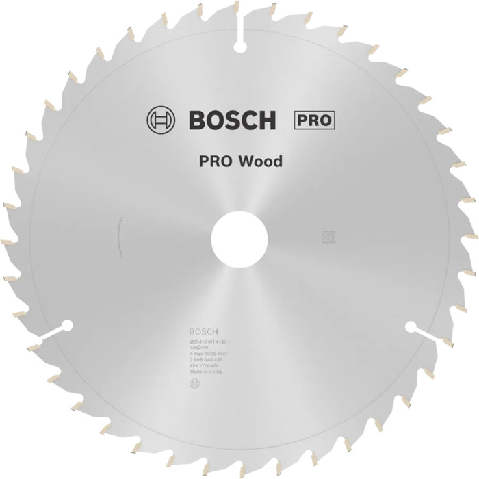 Lame de scie circulaire Optiline Wood Ø 30mm - 305 x 30 x 2,5 mm, 60 - 2 608 640 441