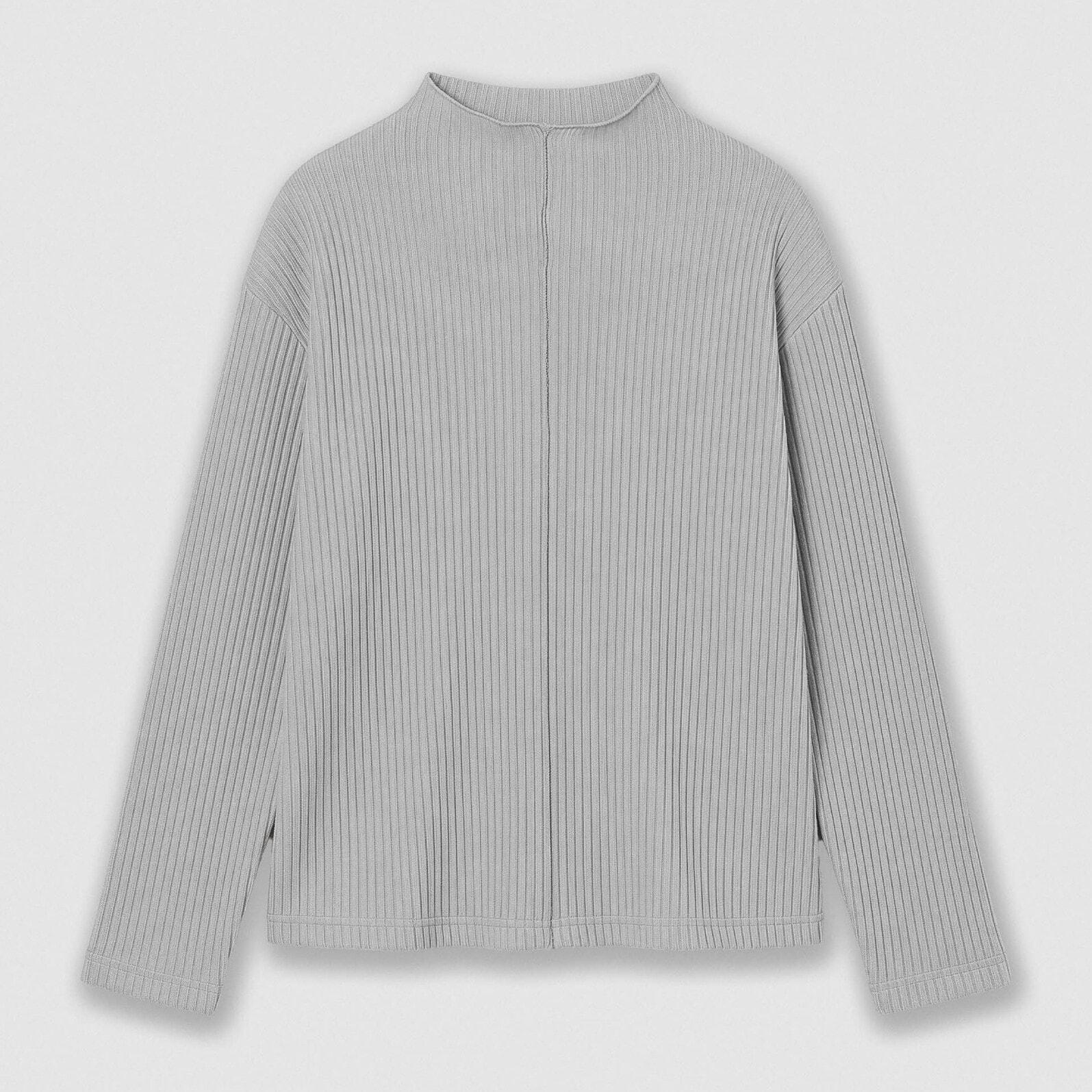 Set jersey pantalón canalé gris claro