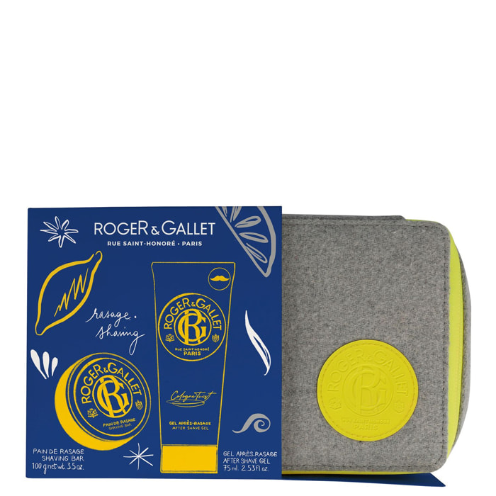 Cologne Twist - Coffret Vanity Pain de Rasage 100 g + Gel après-rasage 75 ml
