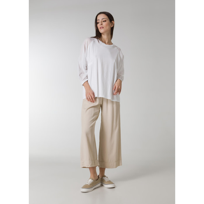 DEHA - Blusa COTTON MUSLIN BLOUSE in cotone per donna