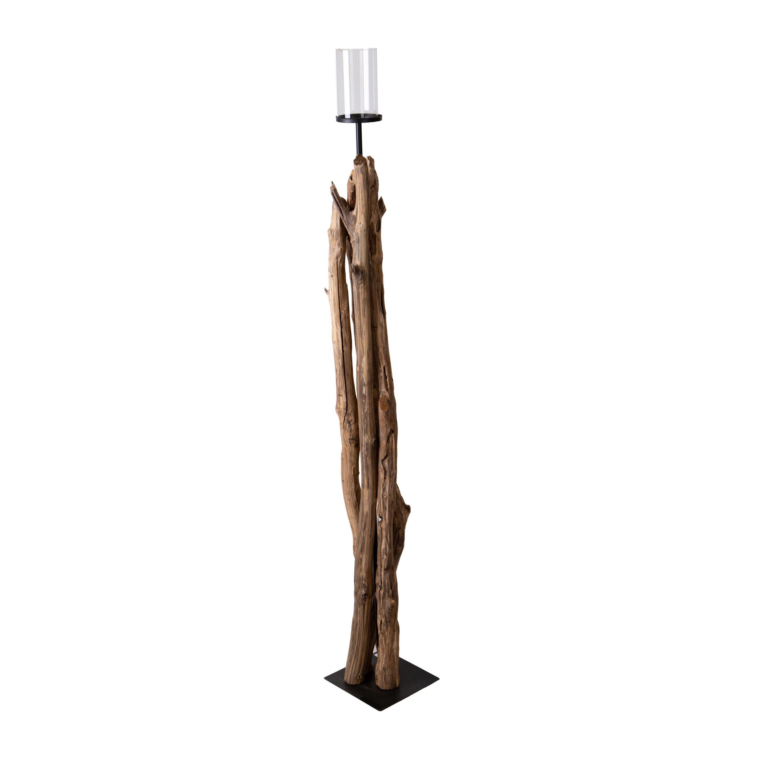 Porta candela tronco salix x 1 - Pezzi 1 - ALTRO - Bianchi Dino SpA