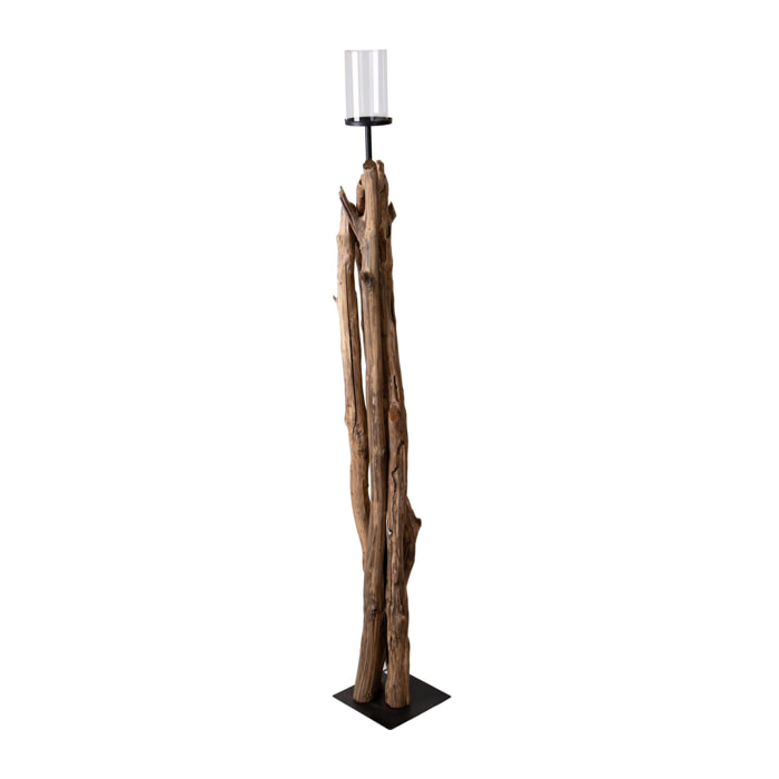 Porta candela tronco salix x 1 - Pezzi 1 - ALTRO - Bianchi Dino SpA