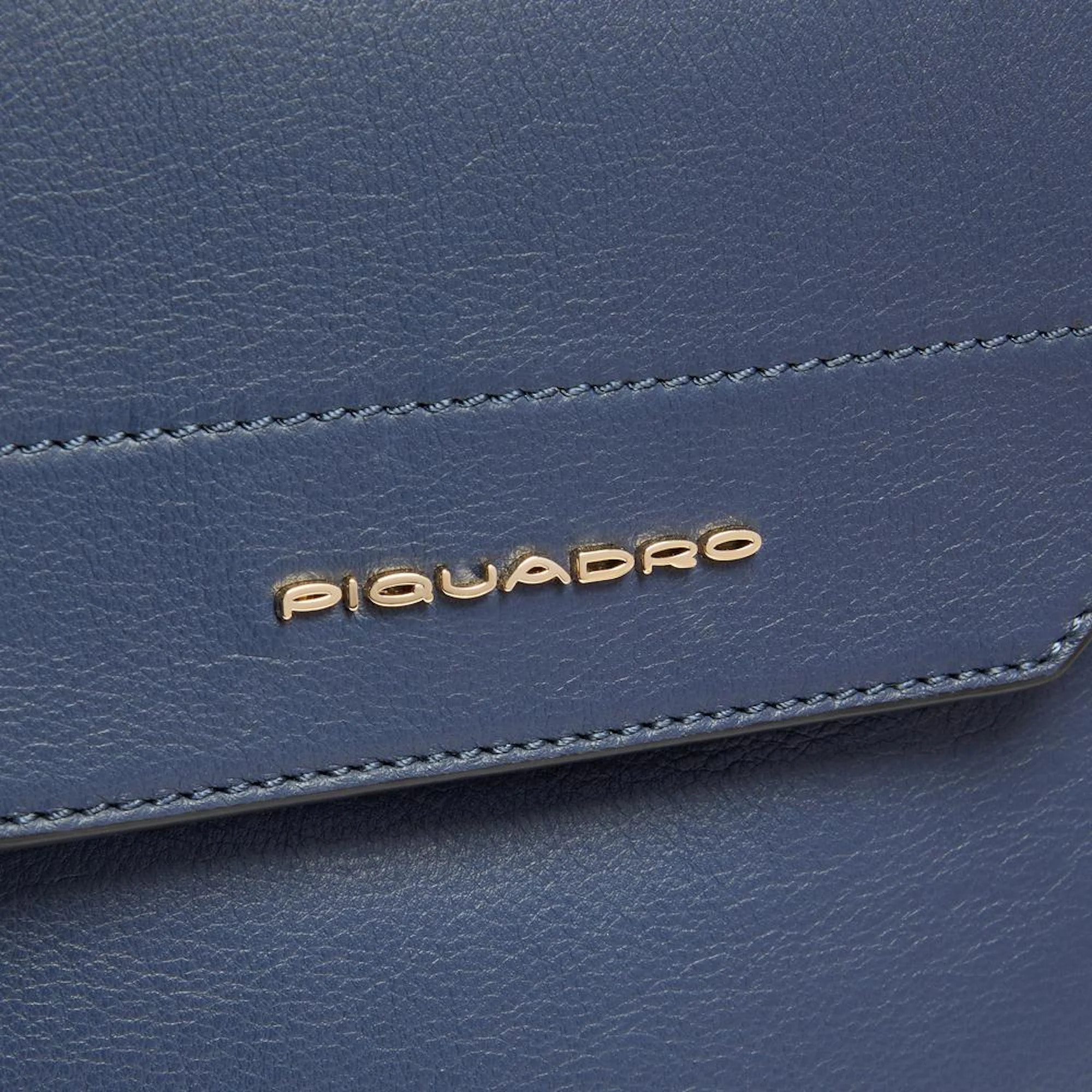 Piquadro Zainetto porta iPad®mini in pelle schermato con protezione RFID