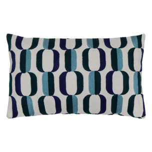 Coussin Hary bleu 50x30cm