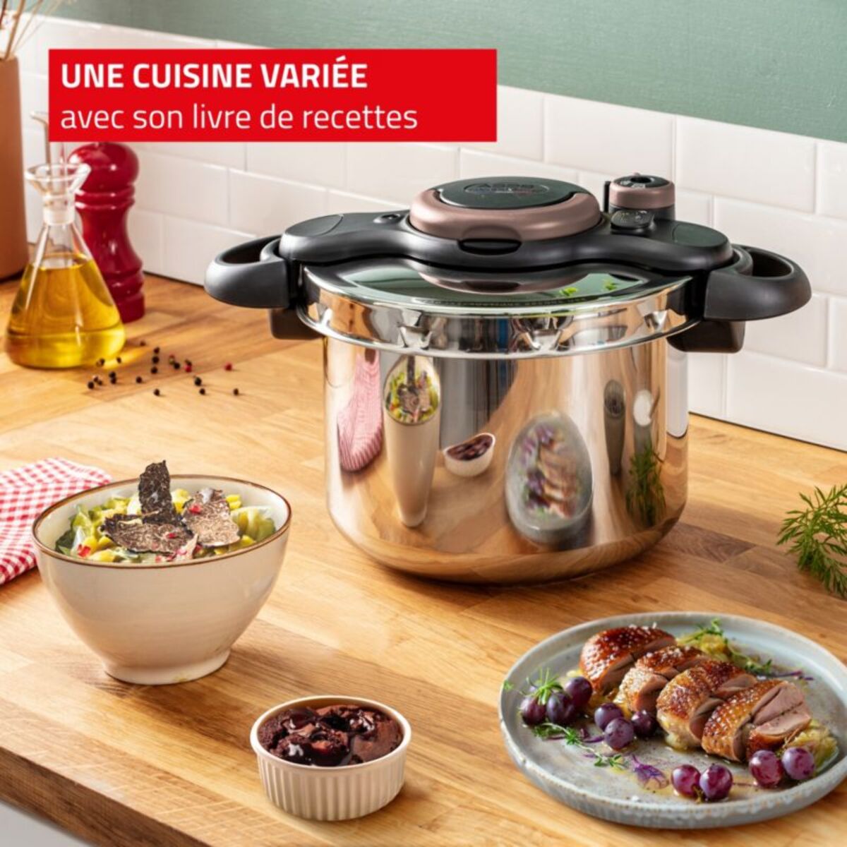 Autocuiseur SEB ClipsoMinute Gourmande 7.5L