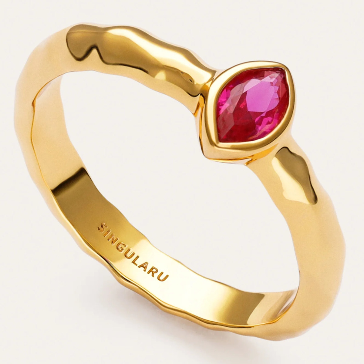 Anillo Alma Rosé Baño Oro