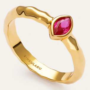 Anillo Alma Rosé Baño Oro