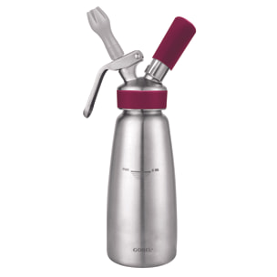 Siphon professionnel inox GOBEL - cuve inox - tête inox - 0.5L