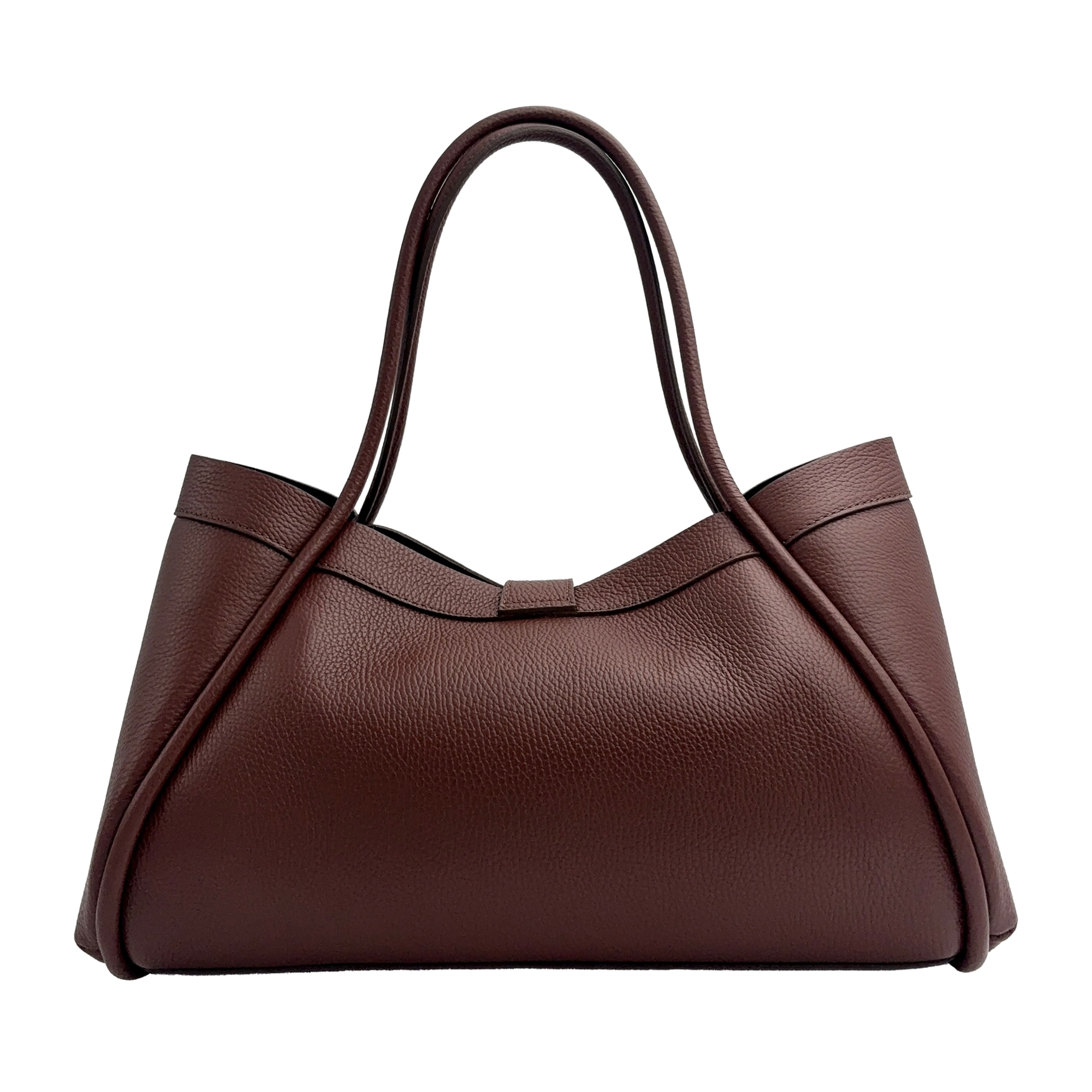 Borsa a Mano Elegante da Donna in Pelle Martellata
