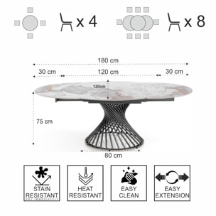 Tomasucci Table extensible JORUM 2