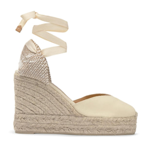 Alpargata Chiara cuña de yute 11cm doble plataforma