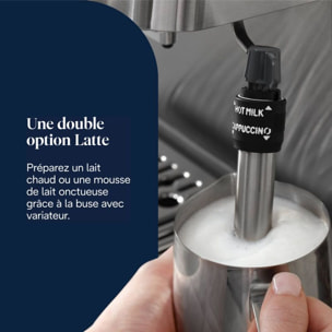 Machine à expresso DELONGHI Linea Classic EM450.M Argent