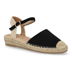 Alpargata mujer yute comoda cierre de hebilla