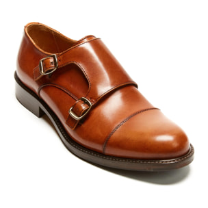 Monk Strap British Passport marrone tan