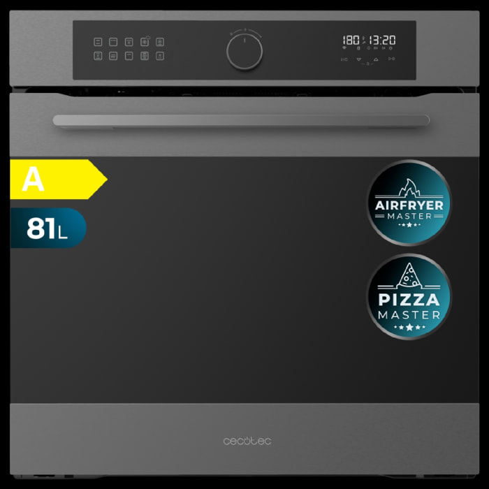 Horno Integrable Multifunción 60cm Bolero Hexa AF316000 Matt A. 3400W, 81L Capac