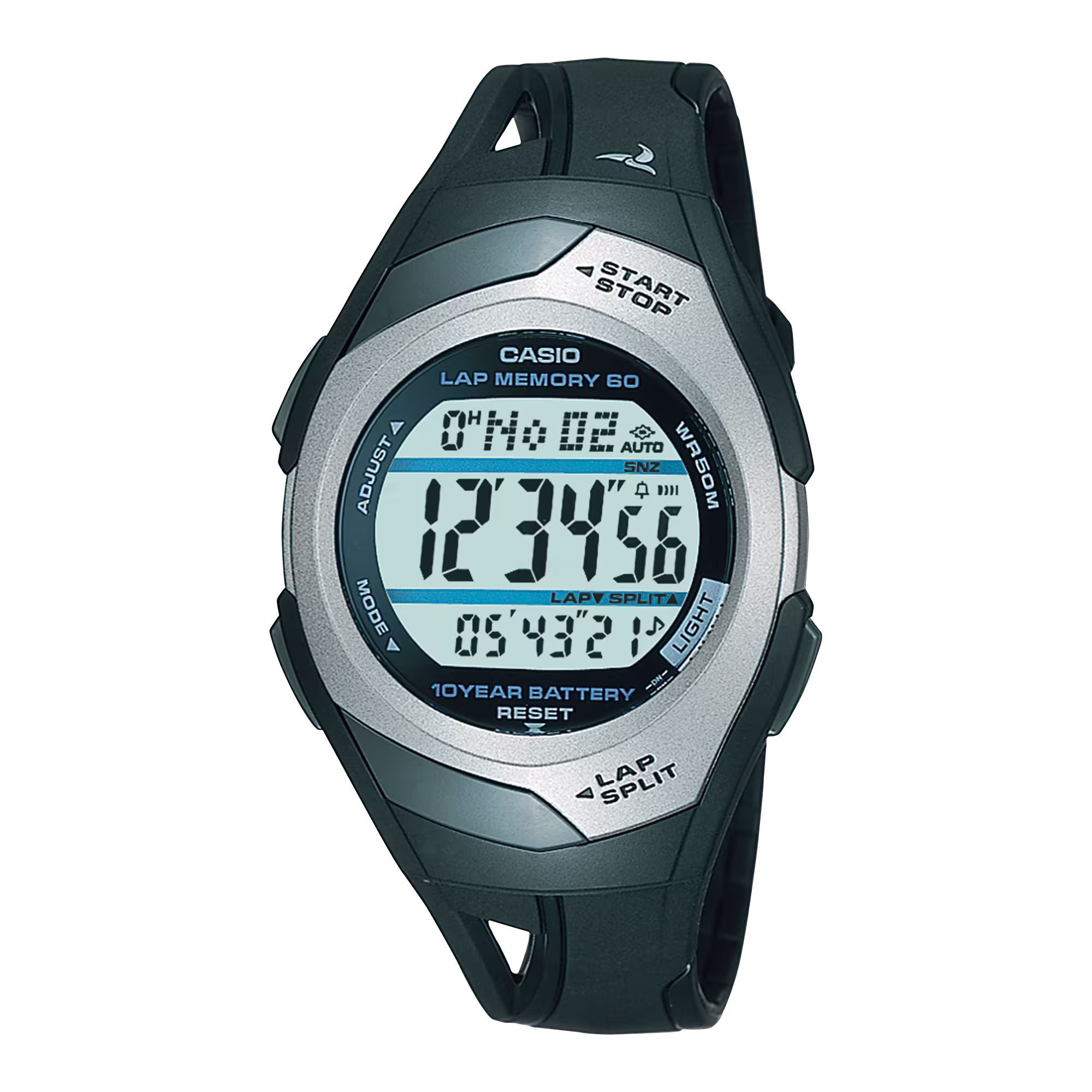 Reloj Casio STR-300C-1VEF Unisex Digital Cuarzo con Correa de Resina
