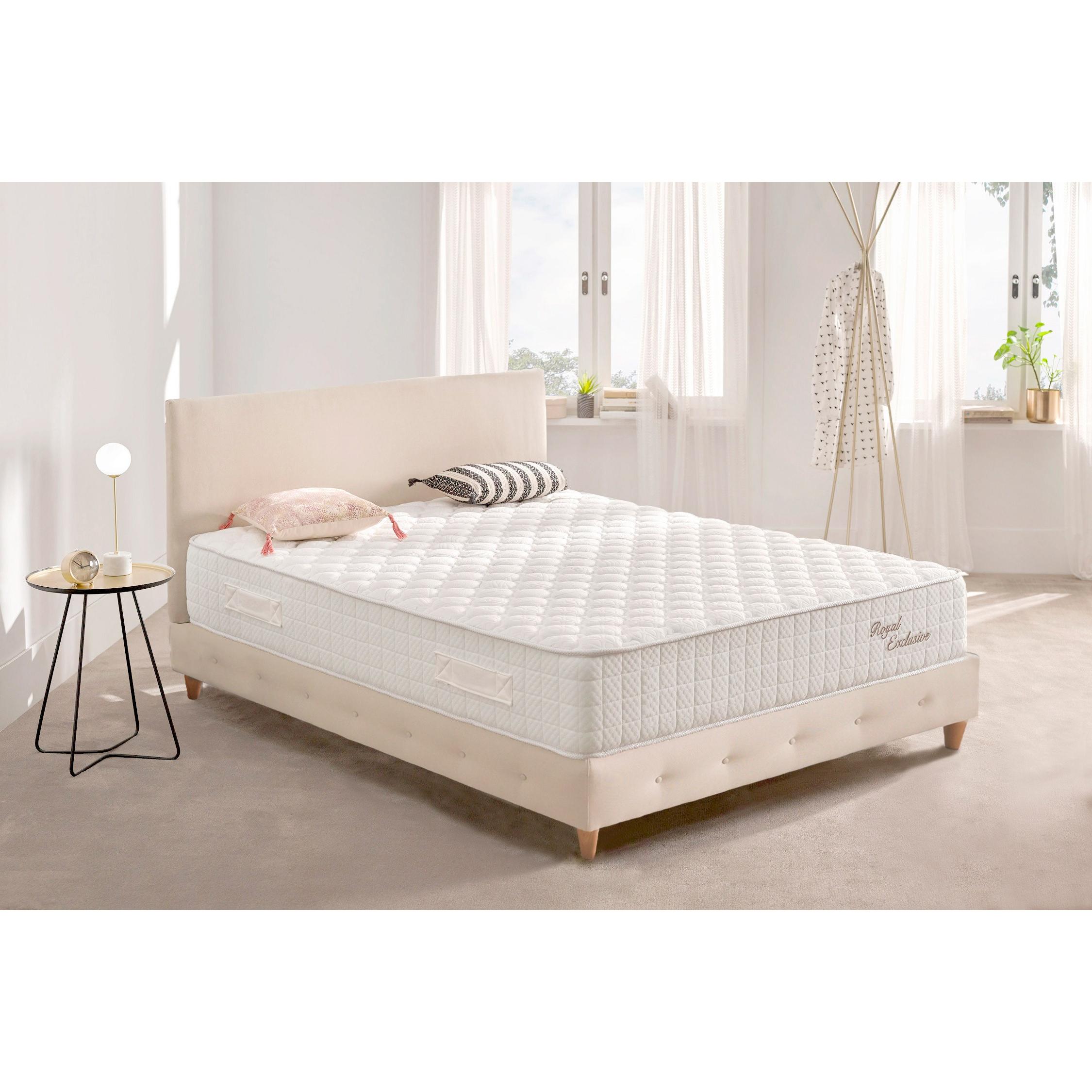 Matelas Royal Multizone - SupersoftFoam + fibres Biotherm - Epaisseur: +/- 27 cm, 1 place - Moonia