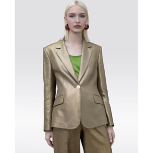 Blazer sartoriale metallizzato