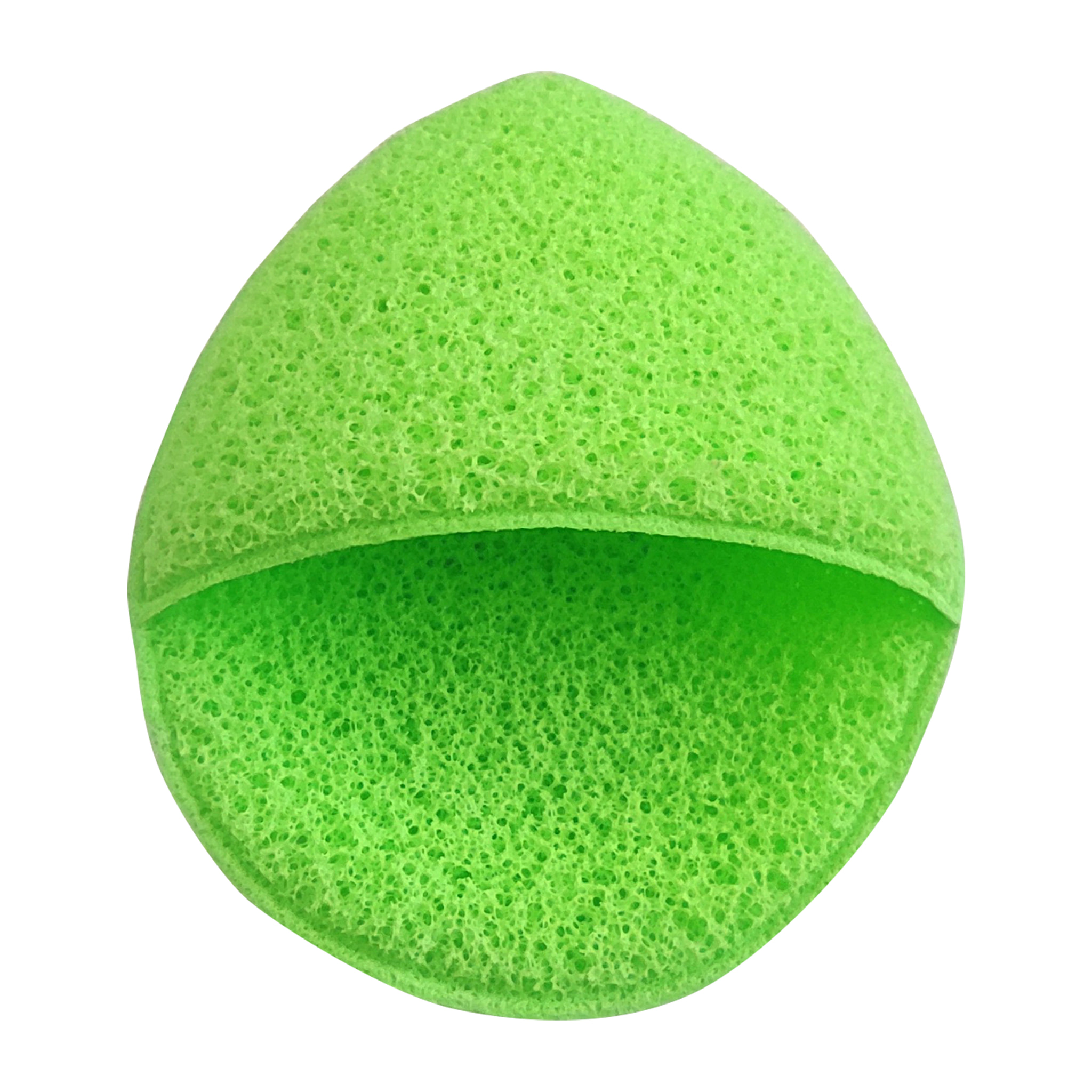 Esponja Limpiadora Facial - verde - 65x95 mm