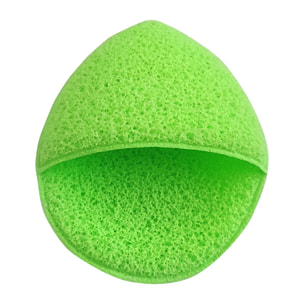 Esponja Limpiadora Facial - verde - 65x95 mm