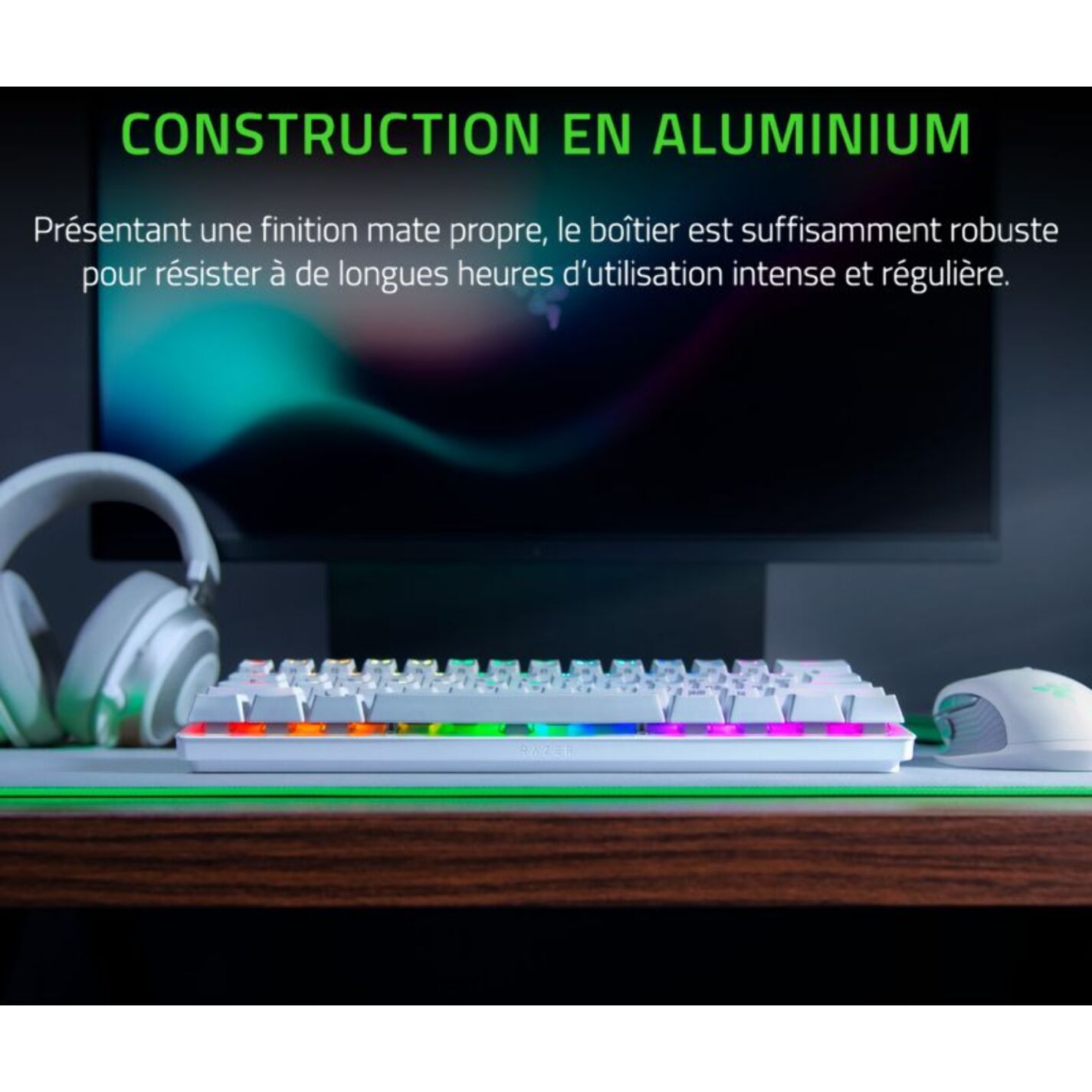 Clavier gamer RAZER Huntsman Mini Edition Mercury
