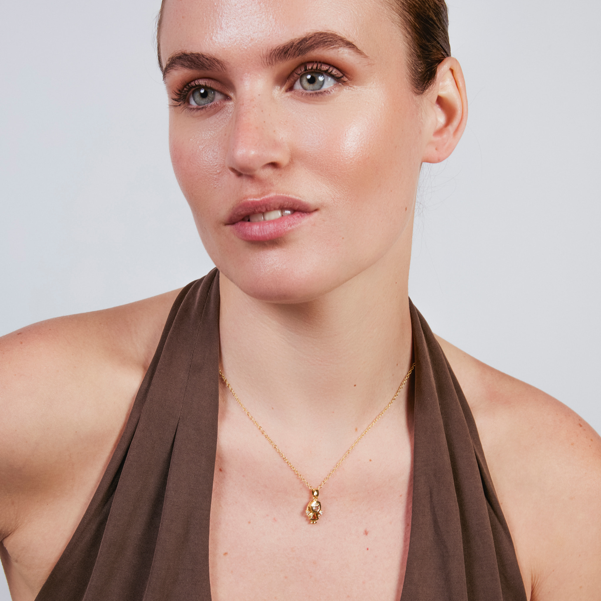 Collar Girl acabado oro amarillo 18k