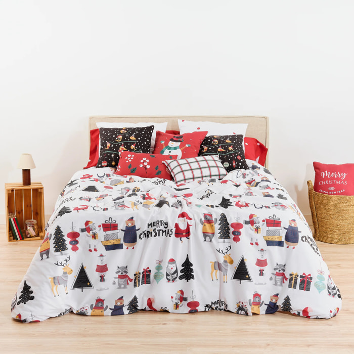 Housse de couette avec clics 100% coton Laponia 17