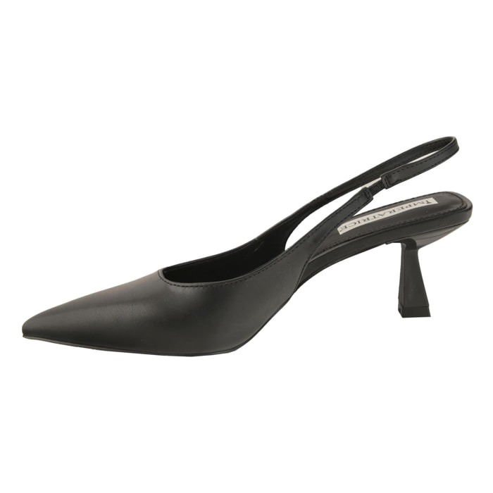 Dècolletè slingback con tacco basso a rocchetto