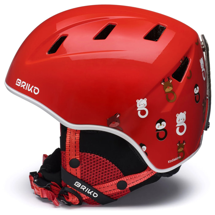 Briko - Caschi, Bambino/a, Rosso - Kodiakino 2.0