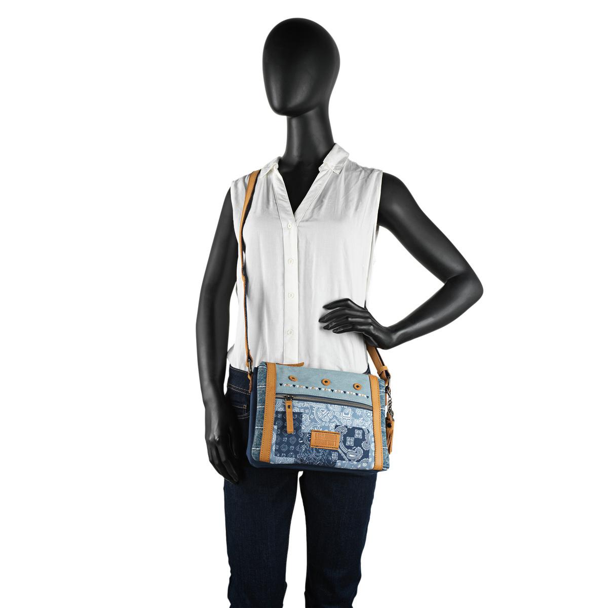 Bolso Bandolera Mujer Sint/Pu Lois Arcadia Azul