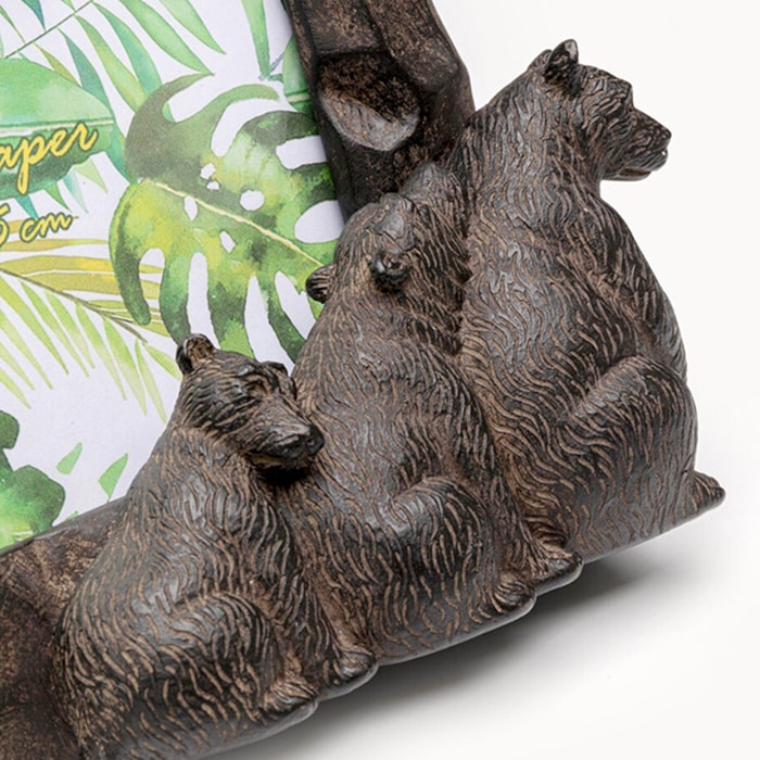 Cadre photo ours sieste 17x24cm Kare Design