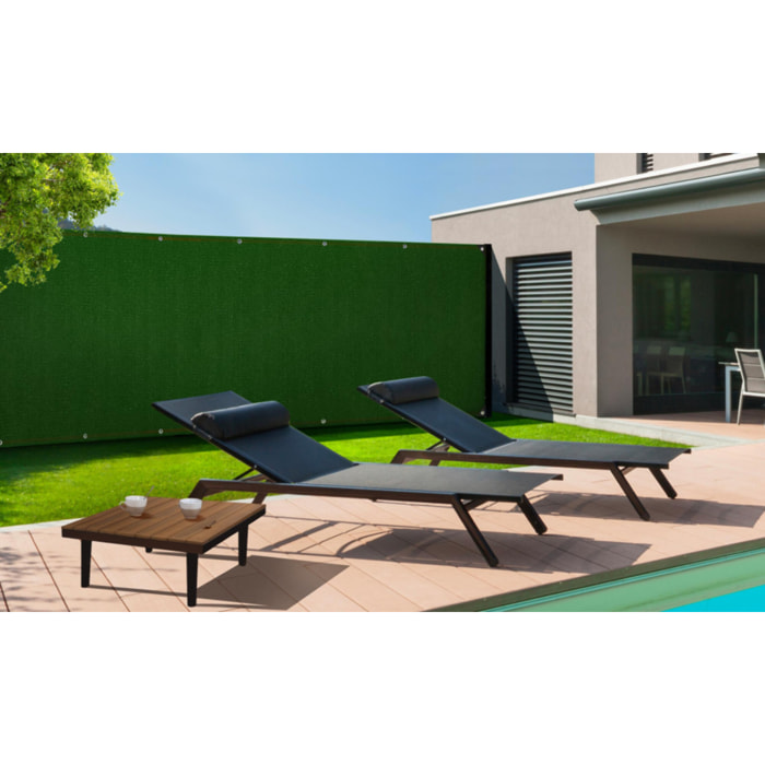 Brise vue occultant uni vert - plusieurs modèles - Vert