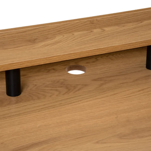 Bureau 1 tiroir "Josan" effet chêne L110cm