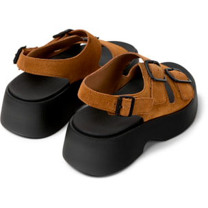 Sandalias - CAMPER Tasha - Marron - Piel de ante