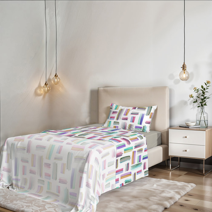 COMPLETO LETTO FANTASY SINGOLO - 100% MICROFIBRA