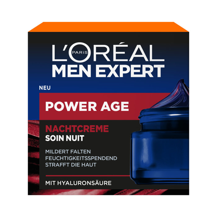 L'Oréal Men Expert Power Age Soin Nuit Acide Hyaluronique - 50ml